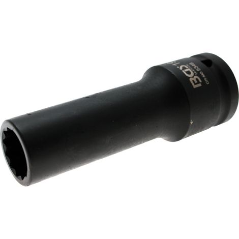 Llaves de vaso impacto 12 caras, largo entrada 20 mm (3/4") 19 mm