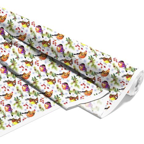 Outdoor-Dekostoffe Oxford - Motiv Wintervögel I DX017 (1/5)