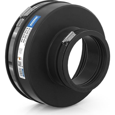 CR Adapterkupplung CAC 2352, bis 0,6 bar (210-235mm auf 110-122mm), EPDM / V2A