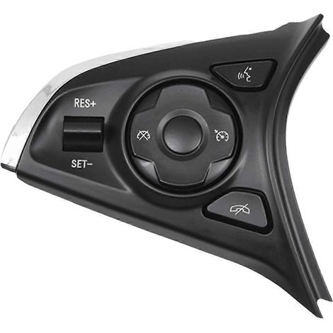 Cubierta del interruptor del botón del volante del coche, carcasa del control de crucero para Verano Regal .C (1/5)
