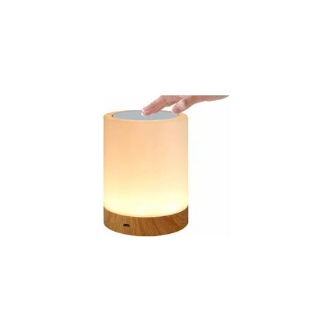 Lampe de chevet tactile LED RGB, changement de couleur, port USB – (1/4)