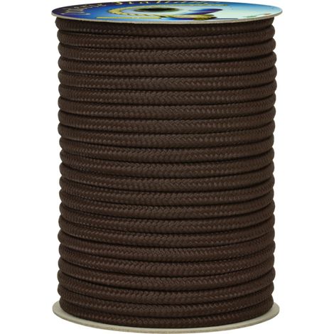 Corderie Italiane 006076544 Treccia polipropilene testa di moro 5 mm - 100 mt (1/3)