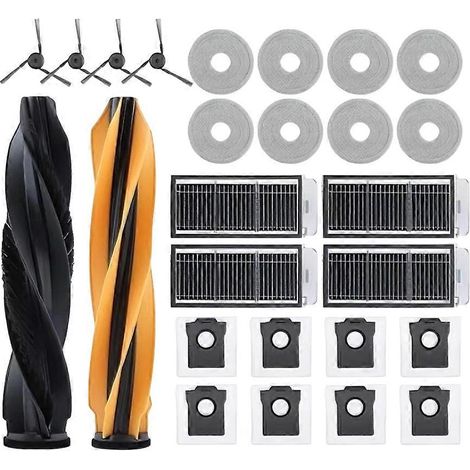 Set mit 26 Hauptseitenbürsten für Dreame X50 Ultra/L50 Ultra/L40s Pro Ultra/Mova V50 Ultra/S40 Enhanced Edition Staubsauger