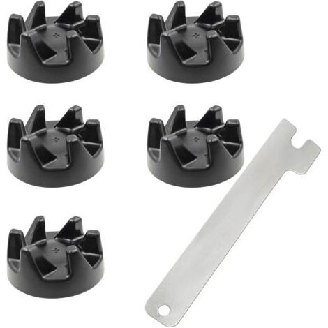 Acoplamiento de goma para batidora, 5 piezas, con herramienta de desmontaje para KitchenAid 9704230 (1/5)