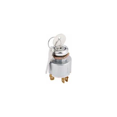 Interruttore di accensione, interruttore di avviamento motore universale 12V, interruttore di controllo accensione ON/OFF a 3 posizioni con chiave - Crezuo
