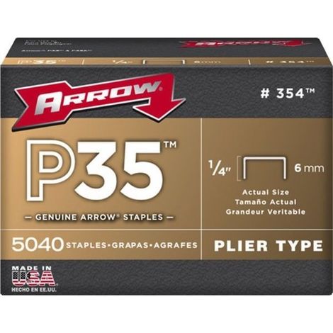 Clips Arrow P35-6mm Caja 5000354