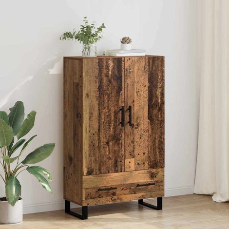 Highboard Altholz 69,5 x 30 x 115 cm Holzwerkstoff