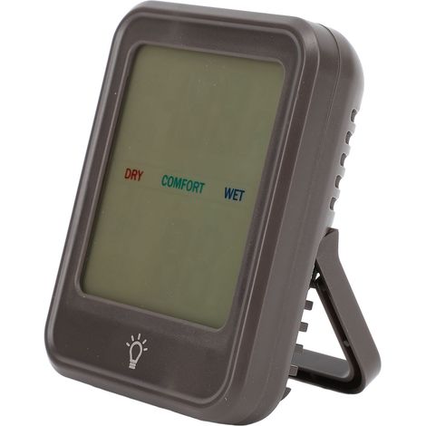 Thermomètre Hygromètre Digital Intérieur Écran LCD Grand Format Haute Précision Enregistrement Données Compact Design Élégant (1/5)