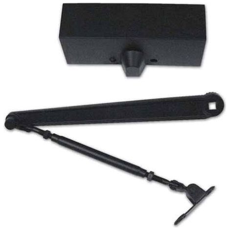 Chiudiporta Aereo Mab Art. 502 colore Nero a Forza Fissa per porte portata 65 KG (1/2)
