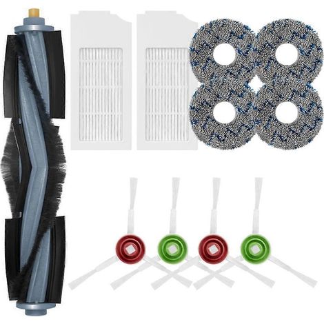 Filtre pour aspirateur brosse pour aspirateur Filtre de brosse pour aspirateur filtre deebot T10/T10 TURBO HEPA Filtre Main Side Brosse Serpillière Robot Aspirateur Spare Acces (1/5)