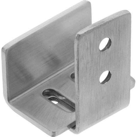 Guide de sol pour porte de grange coulissante inox, argenté (1/5)
