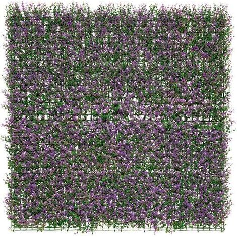 Jardín vertical sintético Lavanda Nortene 1x1 m