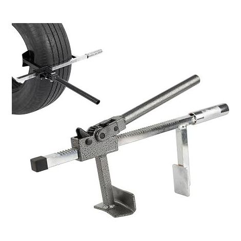 Universal tire changer for cars and motorcycles, truck tire repair kit, car and motorcycle tire removal tool (black, 43 cm) (1/5)