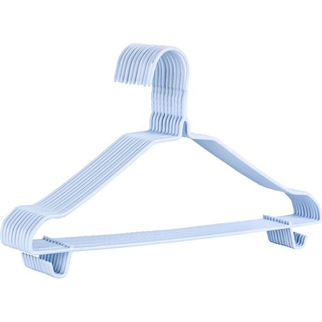 10 rutschfeste Kleiderbügelüberzüge, Nordischblau, 38 cm, für Zuhause oder Studenten (1/5)