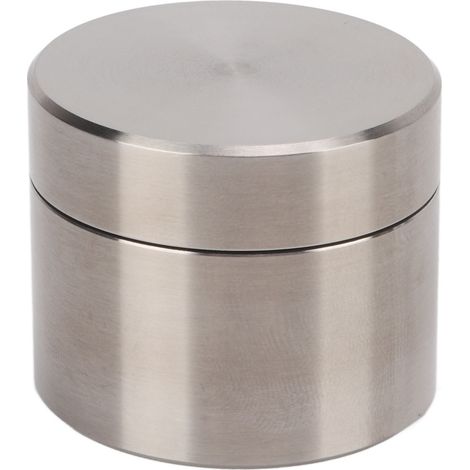 Boîte à thé portable en acier inoxydable avec couvercle hermétique, idéale pour la maison ou le bureau. (1/5)