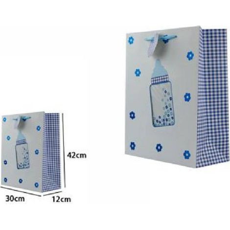 Set 3 Bousses Cadeaux 30x42x12 Cm Fantasie Biberon Mâle Femelle Née 65914 (1/2)