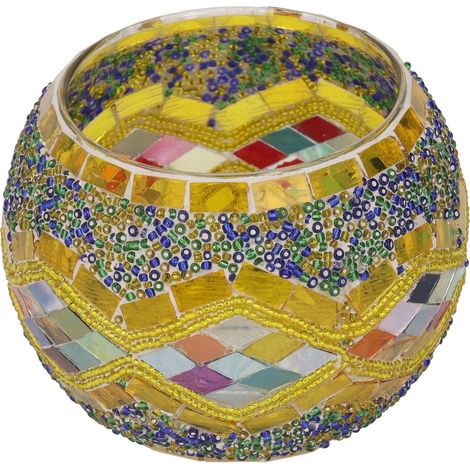 Bougeoirs en verre de style européen, exquis et romantiques, pour la décoration de mariage. (1/5)