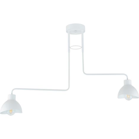 Plafonnier moderne double blanc Holi 2xE27 15W Sigma (1/5)