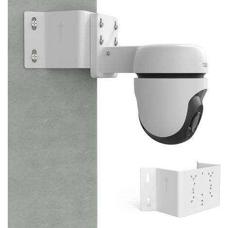 Support mural d'angle 90° compatible avec caméra de surveillance extérieure C530WS, C520WS, C510W, C500, C501W, TC40GW, C51A, C52A (caméra non incluse), support d'angle mural 90° (1/5)