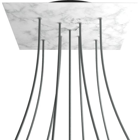 Lámpara creative-cables rose-one mármol carrara 400 mm (1/5)
