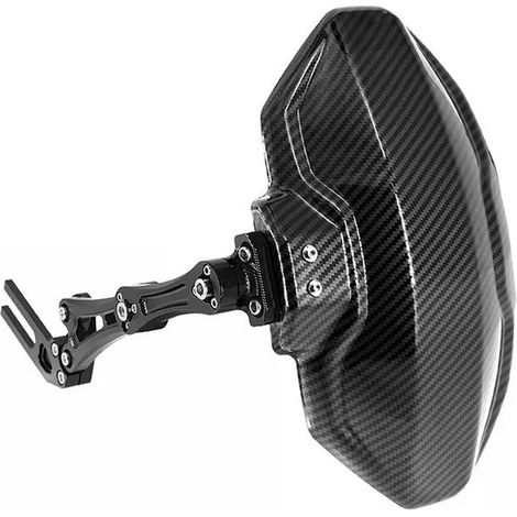 Hinterradschutzblech Motorrad / Universeller Kotflügel Zaddox LW6 schwarz