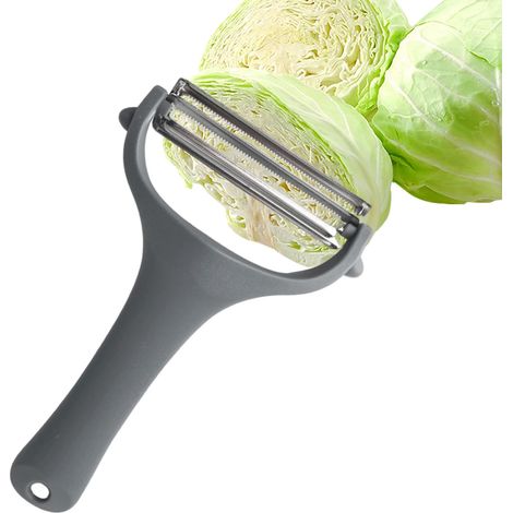 Épluche-Légumes,Râpe à Chou de Cuisine Mandoline Accessoire Cuisine Râpe et Éplucheur pour Carottes Oignons Concombres Radis Salade (1/4)