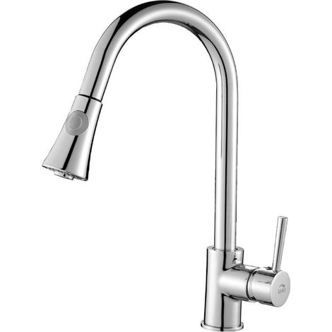 Grifo de lavabo de pie con caño extraíble DARU BLD069D (1/2)