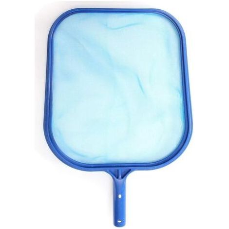 Bleu Épuisettes de Surface pour Piscine, Feuille Professionnelle en Plastique Rake Net Mesh Skimmer Clean Tool pour Piscine étang Bain à remous Fountain Fish Tank (1/5)