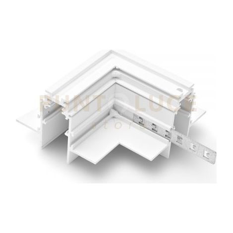 FIRENZE BI AV - ANGOLO 90° SOFFITTO BIANCO PER SISTEMA MODULARE/BINARIO FIRENZE