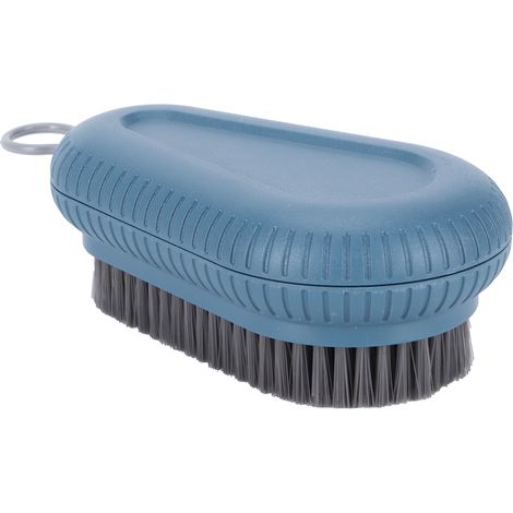 Brosse à récurer linge vêtements chaussures baignoire brosse douce outils nettoyage ménager bleu (1/5)