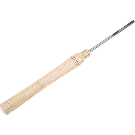Ciseau à bois HSS pour tour à bois, lame intérieure arquée de 8 mm (0,3 po), manche en bois