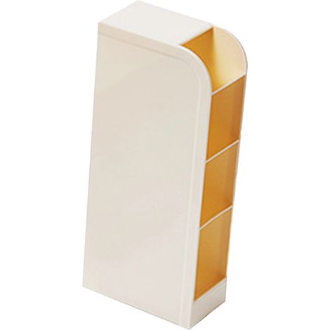 Schreibtisch-Organizer – Multifunktionaler, abgewinkelter Organizer für Stifte und Kosmetikartikel – Großes Fassungsvermögen – Strapazierfähiger Kunststoff – Maße: 5,5 x 9,5 x 21 cm (1/5)