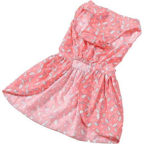 Robe pour chien à col rond sans manches, douce, légère, élégante et stylée, idéale pour les photos de tous les jours et les fêtes. Taille S. (1/2)