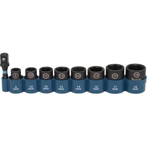 MAKITA E-16639 (9pc) 3/8" Impact socket set