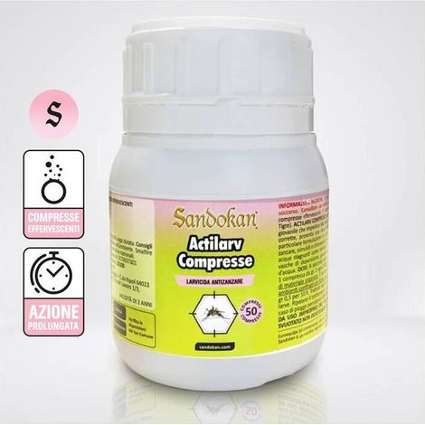 LARVICIDA ZANZARE COMPRESSE 50PZ