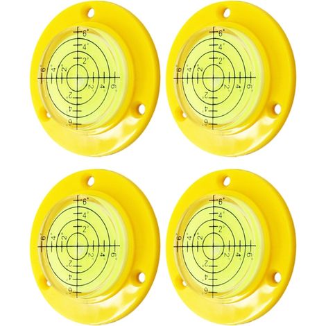 4 Stück Mini-Seilwasserwaage, Schnur-Wasserwaage, Mini-Seilwasserwaage für Schnur, Hängeschnur, Hängeschnur, Schnur, Fliesen, 75 x 14 x 24 mm, rot