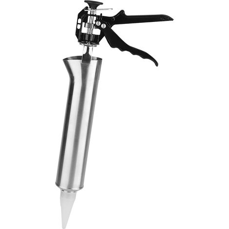 Verdickende Edelstahl-Keramikfliesen-Kartuschenpistole, Mörtel-Fugenpistole, Sprühgerät, Kartuschenwerkzeug (1/5)