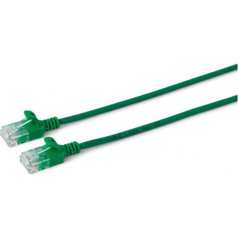 Câble MicroConnect U/UTP CAT6A Slim 2M vert, V-UTP6A02G-slim