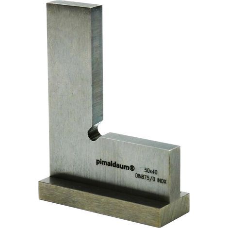 1 90°-Vierkantaufnahme mit Fersenbefestigung, Edelstahl 4Cr13, Präzision DIN 875/0, fester Anschlag, mechanisch (1/5)