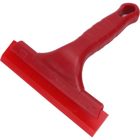 Lisseur de vitres portable pour voiture, raclette multifonction pour pare-brise et douche, rouge (1/5)