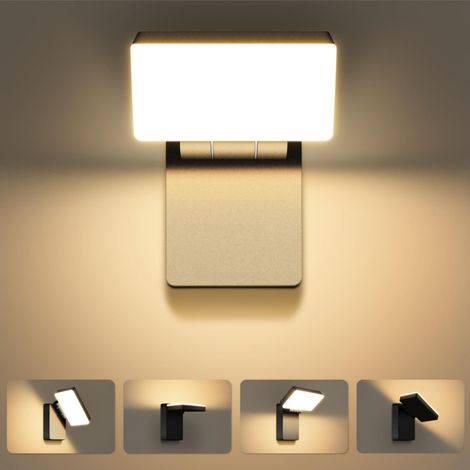 Kingwen LED-Außenleuchte 40 W 3000 K IP65 schwarz 360° drehbar faltbar (1/5)