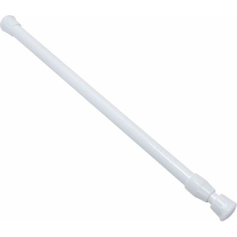 Tringle à rideau télescopique réglable 40-70 cm – Fer et plastique – Installation sans outil – Pour douche, fenêtres et armoires (1/5)