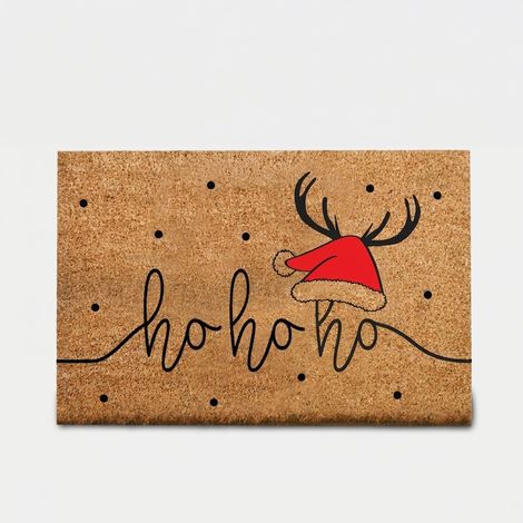 Weihnachtliche Kokos-Fußmatte für den Eingangsbereich Coco Noel (1/3)