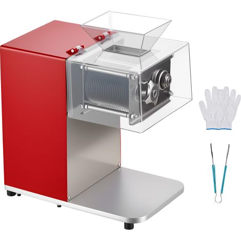 Mophorn Elektrische Fleischschneidemaschine 850 W, 3,5 mm Schnittstärke, Perfekt zum Zerkleinern von knochenfreiem Fleisch und weichem Gemüse, Schneidegerät für Küche, Gastronomie und Supermarkt (1/5)