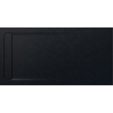 Receveur de douche extra plat en Stonex® Aquos - 1800x900mm - Noir (1/2)