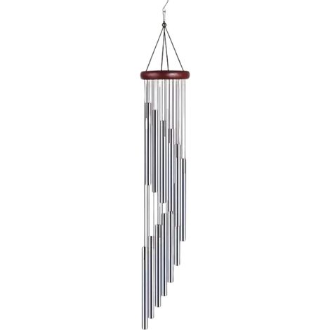 Windspiele für den Außenbereich, Windspiele aus Aluminiumrohr und Massivholz, melodisches Natur-Windspiel (1/5)