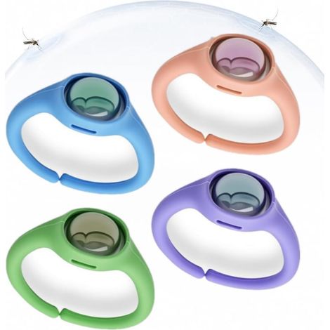 4 Naturel Bracelet Préventionmoustique Enfant Jusqu’à 1080H de Protection  Anti-Moustique Répulsifs à moustiques Sans DEET Huiles Essentielles Montre Étanche Activités Extérieures Camping Waterproof (1/5)