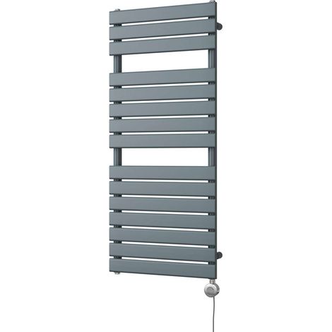 Typhoon - Anthracite Electric Towel Rail H1156mm x W500mm 600w Thermostatic (1/3)