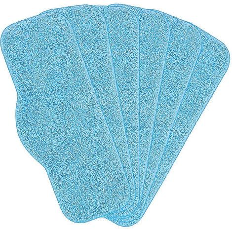 Recharges de lingettes de balai en microfibre compatibles avec les nettoyeurs vapeur Schenley, lavables et réutilisables (1/5)