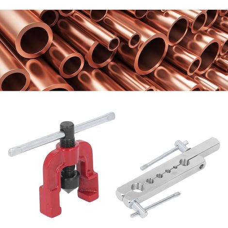 Jeu d'outils d'évasement de tubes en cuivre CT-2020 (2 pièces impériales) (1/5)